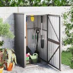 vidaXL Tuinschuur 88x89x161 cm gegalvaniseerd staal grijs, Tuin en Terras, Tuinhuizen, Verzenden, Nieuw