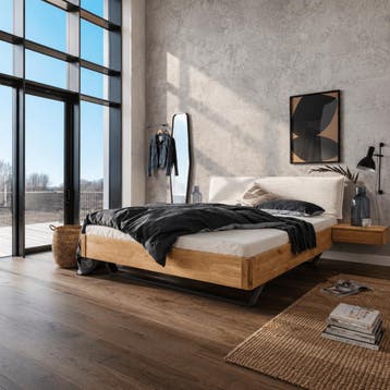 Van Schaik Modena Massief Houten Bed - 140 x 200, Nieuw