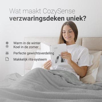 2dekans | CozySense® Verzwaringsdeken 7 kg - Weighted, Ophalen of Verzenden, Zo goed als nieuw