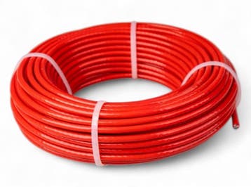 Staalkabels 3/4 mm pvc 20 meter rood, Doe-het-zelf en Verbouw, IJzerwaren en Bevestigingsmiddelen, Verzenden, Nieuw