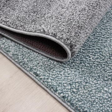 Modern Vloerkleed | Lucca | Blokken | Blauw | 120x170 cm, Huis en Inrichting, Stoffering | Tapijten en Kleden, Verzenden, Nieuw