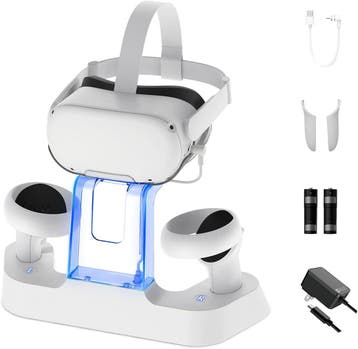 Oculus Quest 2 Oplaadstation | Wit | Retourdeal 52% Korting, Ophalen of Verzenden, Nieuw