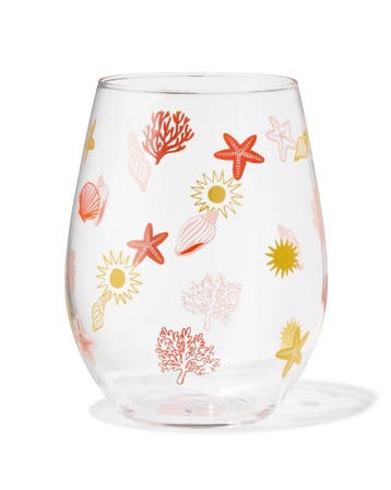 HEMA Waterglas 550ml strand, Verzamelen, Glas en Borrelglaasjes, Verzenden, Nieuw