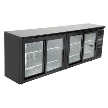Polar U-serie bardisplay met 4 schuifdeuren, Verzenden, Nieuw in verpakking, Koelen en Vriezen