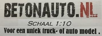 Betonmodellen schaal 1:10, blanco of in kleur., Ophalen, Nieuw, Bus of Vrachtwagen