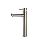 Wastafelmengkraan opbouw hoog rond gun metal, Nieuw