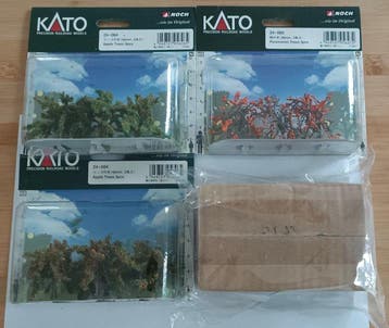 Kato, Dau Stage N - 2x Kato 24-084, 1x Kato 24-085, 1x Dau, Nieuw