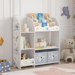 Kinderkast Lysekil open kast 100x93x30 cm Koala motief [en.c, Verzenden, Nieuw