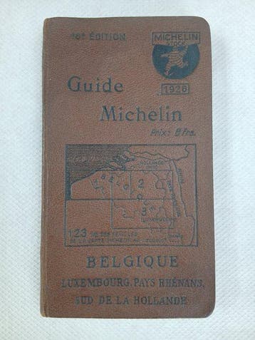 michelin - Guide Michelin Belgique - 1926