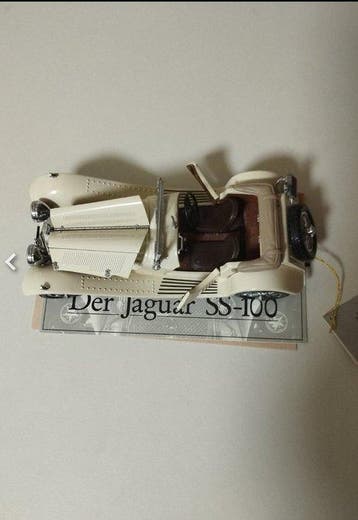 Franklin Mint 1:24 - Model sportwagen - Jaguar SS-100 (1938), Nieuw
