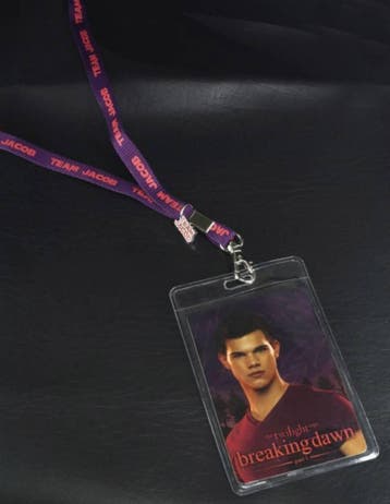 Twilight Breaking Dawn Lanyard With Charm Jacob, Ophalen of Verzenden, Nieuw