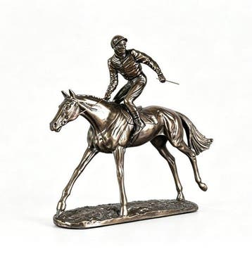 Decoratief ornament - Azië - Beeld van een paardrijder, Antiek en Kunst, Kunst | Designobjecten