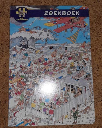 Jan van Haasteren zoekboek 2 (hard kartonnen boek) - strand, Boeken, Verzenden, Gelezen, Jan van Haasteren