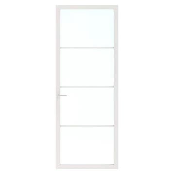 Skantrae binnendeur SSL14604 83x201,5 (Wit, Blankglas), 80 tot 100 cm, Binnendeur, Nieuw, Ophalen of Verzenden