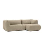 Loungebank Veendam - loungebanken - Beige, Nieuw, 125 tot 150 cm, Stof, 250 tot 300 cm