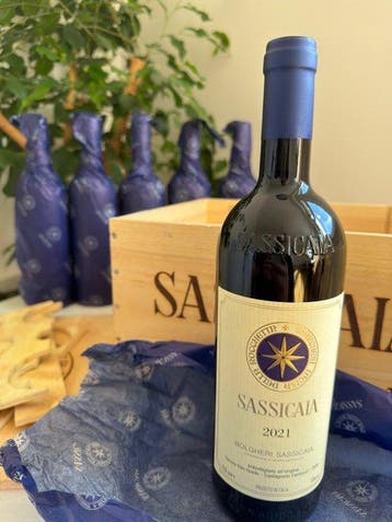2021 Tenuta San Guido, Sassicaia - Bolgheri DOC - 6 Flessen, Nieuw