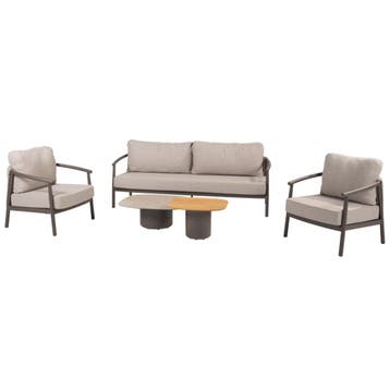 Demi Barolo stoel bank loungeset 5 delig terre Taste 4SO, Tuin en Terras, Tuinsets en Loungesets, Ophalen of Verzenden, Nieuw