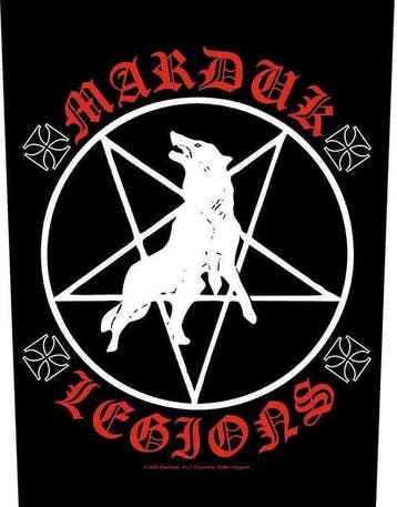 Marduk - Marduk Legions - Backpatch officiële merchandise, Ophalen of Verzenden, Nieuw, Kleding