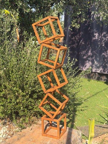 Ana Lucia B.M - Sculpture Corten - XXL - NO Reserve