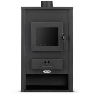 Houtkachel 15kW | Antraciet | Waterjas | Scherpe Prijs, Huis en Inrichting, Ophalen of Verzenden, Nieuw, Vrijstaande haard, Houthaard