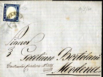 Italiaanse oude staten - Parma 1855/1860 - Gebruik van, Gestempeld