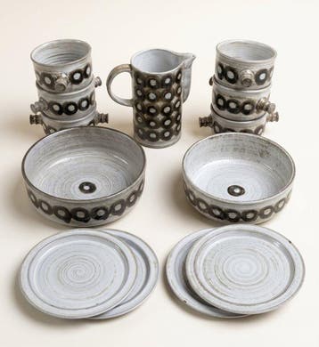 Ceramano - Gerda Heuckeroth - Tafelservies (13) - Tique -
