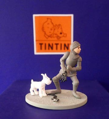 Tintin -  Tintin en Amérique -Scène cube : Tintin en, Nieuw