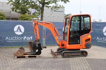 Veiling: Minigraver Kubota KX016-4 Diesel 9.6kW 2017, Ophalen, Graafmachine