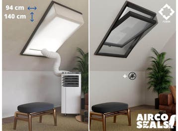Raamafdichtingskit Mobiele Airco - Met Hor – 94 x 140 cm, Verzenden, Nieuw