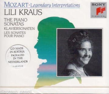 cd - Wolfgang Amadeus Mozart - Lili Kraus â The Piano S., Verzenden, Zo goed als nieuw