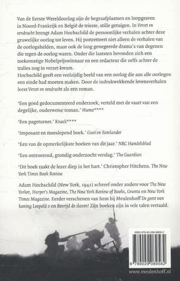 Verzet en eendracht 9789029089562 Adam Hochschild, Verzenden, Gelezen, Adam Hochschild