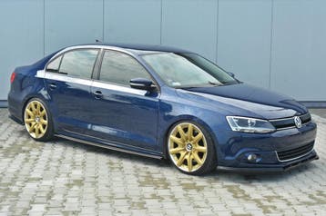 Side Skirts Diffusers VOLKSWAGEN JETTA MK6 SEDAN VOORWOORD, Auto-onderdelen, Verzenden, Nieuw