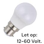 SPL LED kogellamp laagvolt B22d 12V-60Vdc 3W 250lm 3000K..., Ophalen of Verzenden, Nieuw
