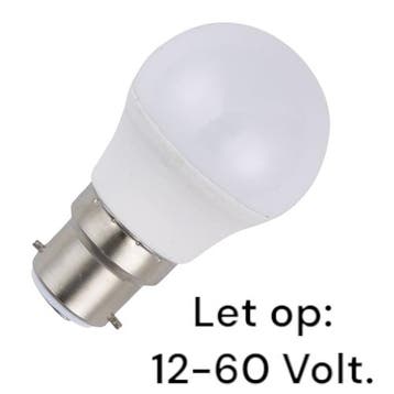 SPL LED kogellamp laagvolt B22d 12V-60Vdc 3W 250lm 3000K..., Huis en Inrichting, Ophalen of Verzenden, Nieuw