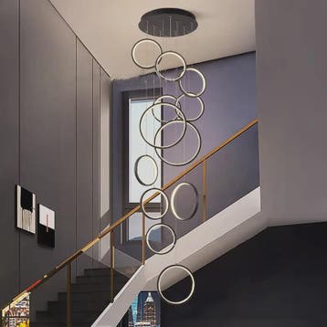 Moderne LED Plafondlamp Ring Chandelier - Hanglamp voor Woon, Verzenden, Nieuw