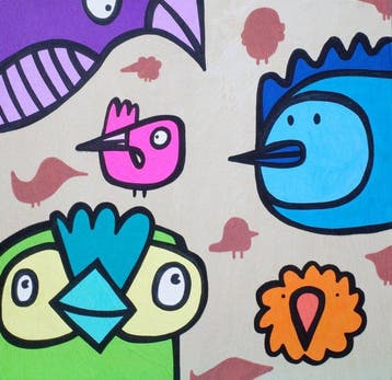 Kev Munday - Wood Birds
