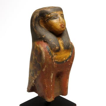 Oud-Egyptisch Hout Veelkleurige Ba-Bird