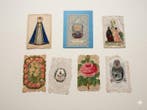 Set of 7 RARE Antique French Religious Canivets