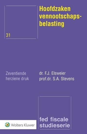 9789013165814 Hoofdzaken vennootschapsbelasting, Boeken, Verzenden, Zo goed als nieuw
