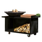 OFYR Island Black 100 PRO Teak Wood - Open vuur, Nieuw