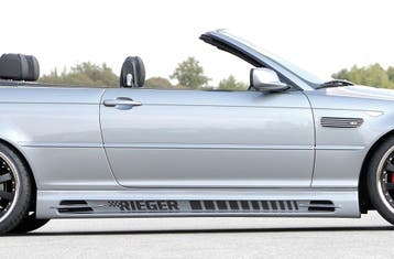 Rieger side skirt (175mm) | 3er E46: 02.98-12.01 (tot Faceli, Verzenden, Nieuw, BMW