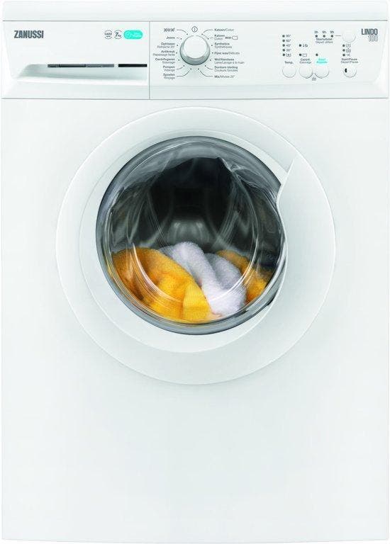 Zanussi ZWF71440W - Wasmachine - 7 kg - 1400 tpm -, Witgoed en Apparatuur, Wasmachines, Zo goed als nieuw, Voorlader, 85 tot 90 cm