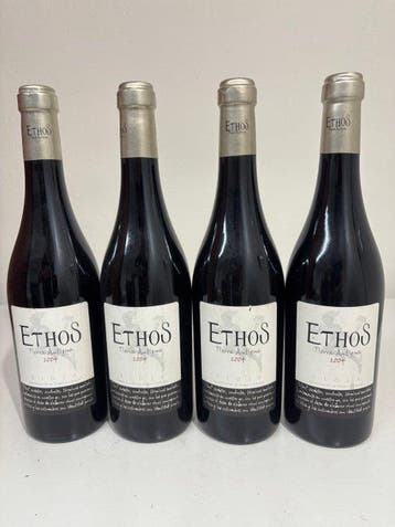 2004 Bodega Tierra Antigua, Ethos - Rioja DOC - 4 Flessen, Nieuw