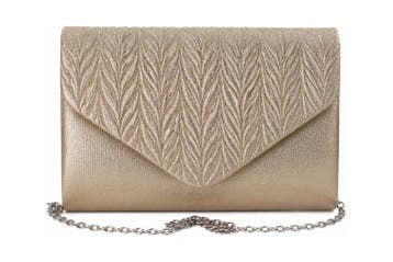 Manfield Clutch Goud, Sieraden, Tassen en Uiterlijk, Verzenden, Zo goed als nieuw