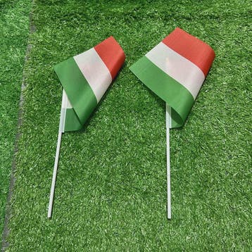 Hongaarse Vlaggetjes 14x21cm met Stok - Feest, Sport & Decor, Verzenden, Nieuw