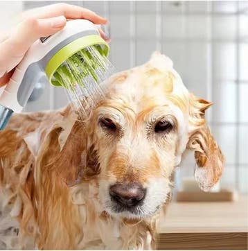 Huisdier Douche Sproeier –Bad en Massageborstel voor Hond/Ka, Verzenden