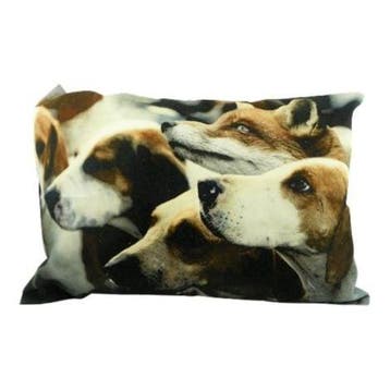 *canvas kussen foxhounds 35x50cm*, Verzenden, Nieuw