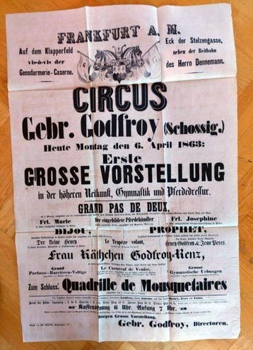 Circus Gebr. Godfroy (Schossig) - 1864