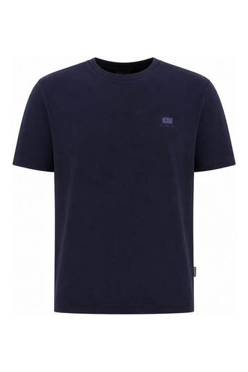 Napapijri T-shirt Meisjes in maat M Blauw, Kinderen en Baby's, Kinderkleding | Overige, Verzenden, Zo goed als nieuw, Napapijri