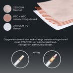 2dekans | Elektrische fleece warmtedeken - 1/2 persoons, Huis en Inrichting, Woonaccessoires | Plaids en Woondekens, Ophalen of Verzenden